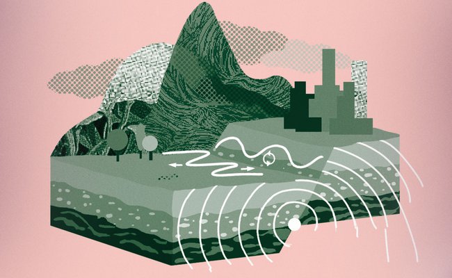 Diagram of an earthquake