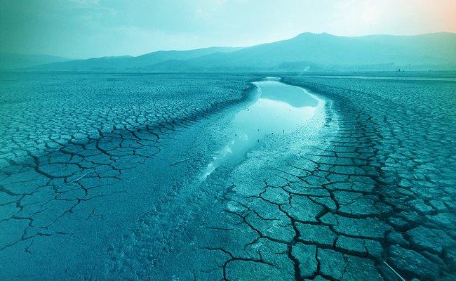 a drought due to climate change