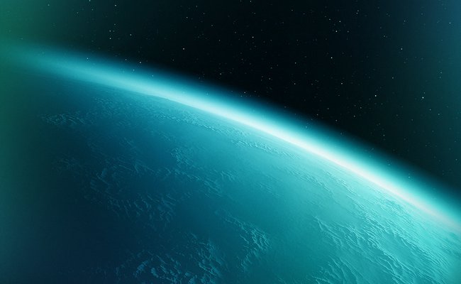 the earth from space