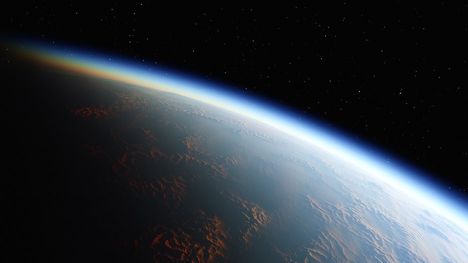 earth from space