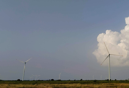 wind farm turbines