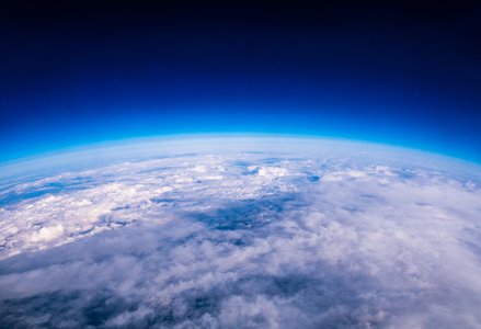 View of earth from space