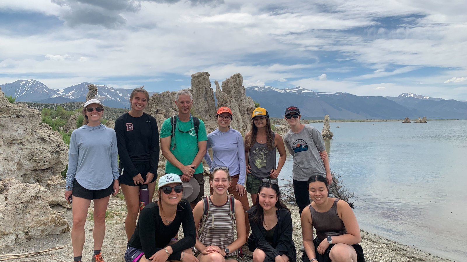 Surfs at Mono Lake