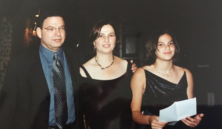 Gal's bat mitzva, 2001