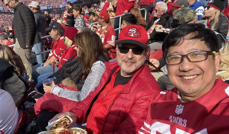 With Charles at 49ers game