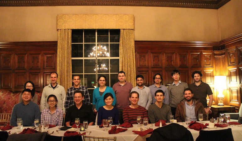 Paradise group dinner at the Ath, 2016