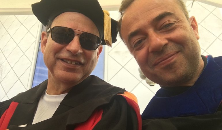 Thanos Siapas at graduation, 2016