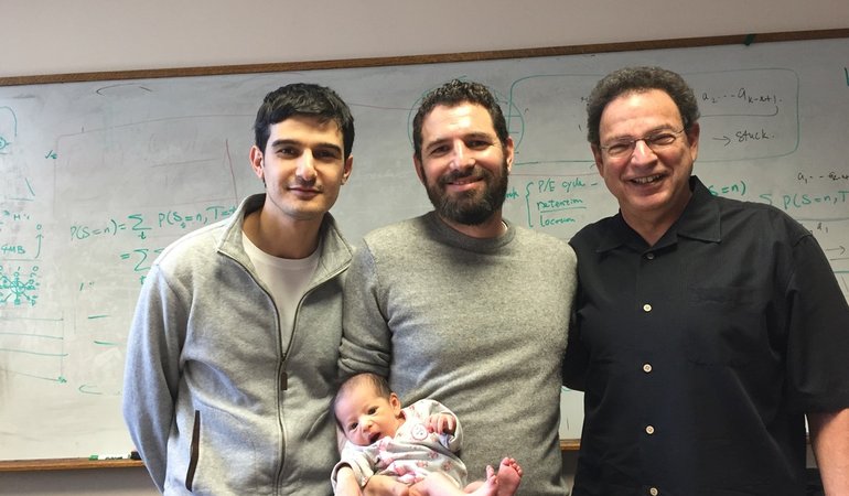 Zach and Eyal + daughter