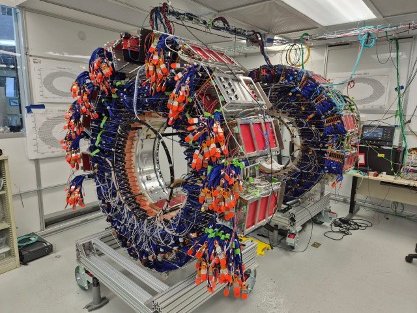 Mu2e calorimeter disks under construction at Fermilab