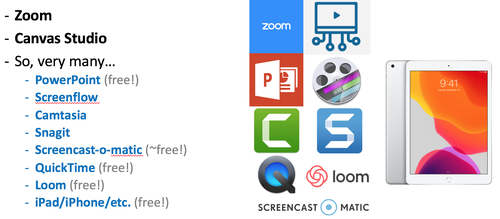 Many recording tools