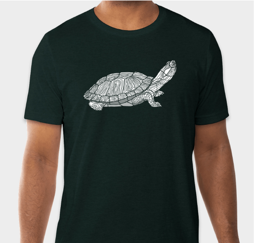 T-shirt with turtle logo