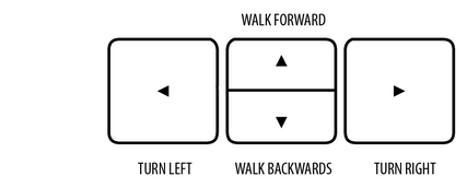 basic keys - 01 - walk - ARROWS