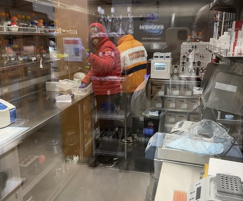 lab clean up