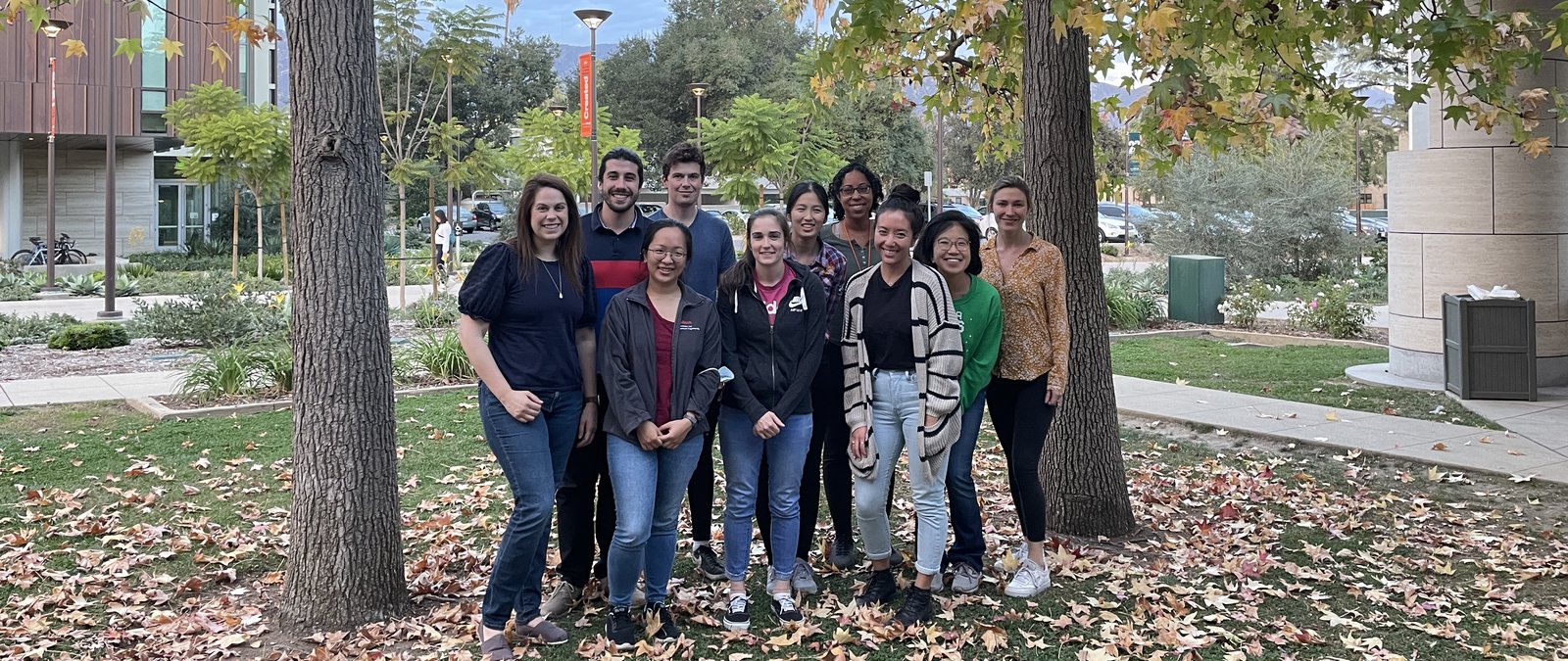 Group Thanksgiving celebration
