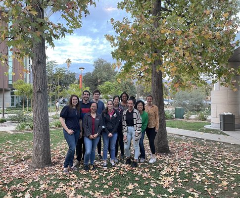 Group Thanksgiving celebration